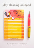 "Action Plan" Time Blocking Daily TO-DO LIST notepad by boygirlparty