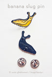 Banana Slug Enamel Pin by boygirlparty — California Slug Pin