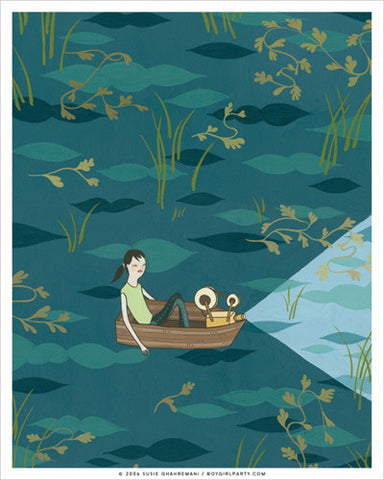 At Sea Art Print (8x10") by Susie Ghahremani / boygirlparty.com