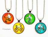 Bike Necklaces by Susie Ghahremani / boygirlparty.com