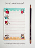 Unique Reader Gifts - Book Lovers Notepad by Susie Ghahremani / boygirlparty.com