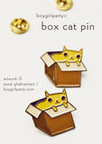 Box Cat Pin by Susie Ghahremani / http://shop.boygirlparty.com