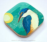Kingfisher Original Painting -- Artwork by Susie Ghahremani