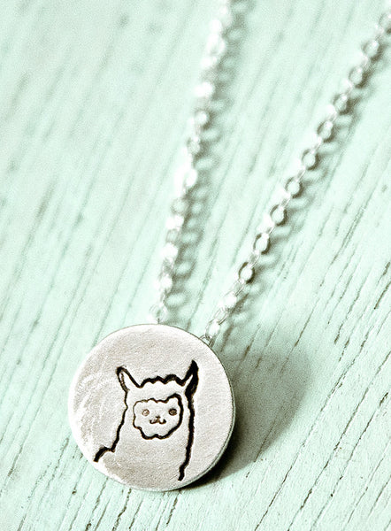 Llama necklace hot sale