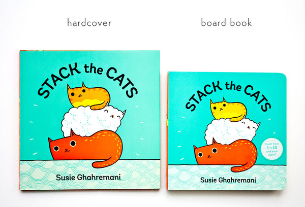 Child Gift, CAT Picture Book, STACK the CATS, Susie Ghahremani