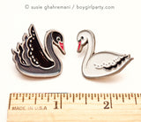 Swan Pin Set by Susie Ghahremani / boygirlparty.com