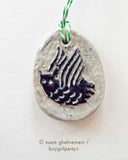 One-of-a-kind Handmade Ceramic ornaments by Susie Ghahremani