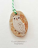 One-of-a-kind Handmade Ceramic ornaments by Susie Ghahremani