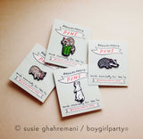Badger Enamel Pin by boygirlparty — Wisconsin Pin