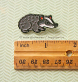 Badger Enamel Pin by boygirlparty — Wisconsin Pin