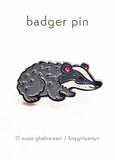 Badger Enamel Pin by boygirlparty — Wisconsin Pin