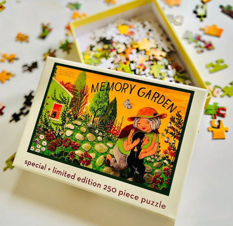 MEMORY GARDEN - Puzzle and Book Set