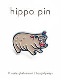 Pygmy Hippo Enamel Pin by boygirlparty — Moo Deng Inspired!