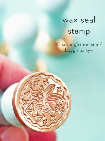 Owl Wax Seal Stamp Kit by boygirlparty — Envelope Sealing Wax Stamp – the  boygirlparty shop –
