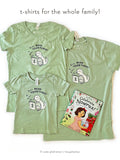 Let's Read Together Unisex Kids T-shirt / Toddler Organic Cotton T-shirt (Green)
