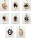 One-of-a-kind Handmade Ceramic ornaments by Susie Ghahremani