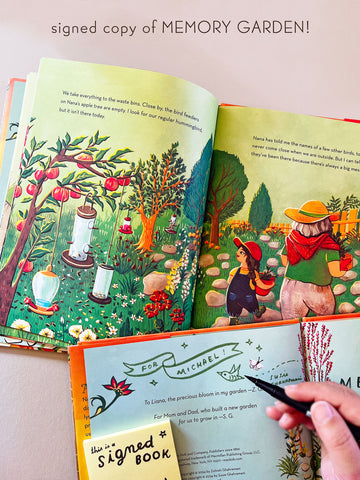 MEMORY GARDEN - Picture Book by Zohreh Ghahremani, illustrated by Susie Ghahremani