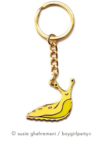 Banana Slug Keychain by boygirlparty