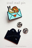 Pen Pal / Snail Mail Enamel Pin by boygirlparty — I Love Mail Lapel Pin