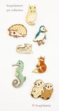 Illustrated Enamel Pins by Susie Ghahremani / boygirlparty® from http://shop.boygirlparty.com