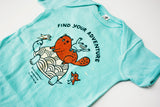 SALE: Find Your Adventure – Animal Baby Onesie (Seafoam)