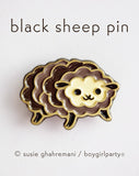 Black Sheep Pin - Unique Enamel Pin / Lapel Pin - Idiom Gift