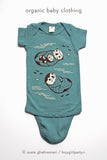 Sea Otter Baby Clothing -- Organic Baby outfit by Susie Ghahremani / boygirlparty