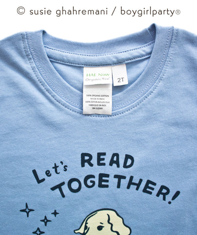 Let\'s Read Together Kids T-shirt the – Book boygirlparty / – Toddler T-shirt shop Kids\' T-Shirt