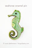 Seahorse Pin by Susie Ghahremani / boygirlparty® from http://shop.boygirlparty.com