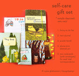 Boygirlparty Self Care Gift Set -- Puzzle book, mini journal, and more