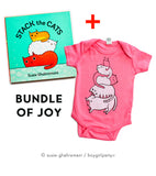 Stack the Cats Book and Onesie combination! at http://shop.boygirlparty.com