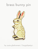 Enamel Bunny Pin by Susie Ghahremani / boygirlparty.com