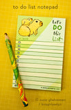capybara to do list notepad / motivational gift idea by susie ghahremani / boygirlparty®