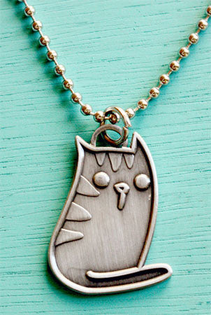 Cat Necklace by Susie Ghahremani / boygirlparty.com