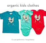 Chicken Baby Clothes - Organic Baby Clothes by boygirlparty