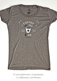Coffee, The Sea & Me Ladies graphic T-shirt