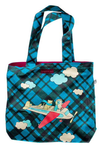 Frequent Flyer Tote Bag by Susie Ghahremani / boygirlparty.com