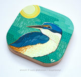 Kingfisher Original Painting -- Artwork by Susie Ghahremani