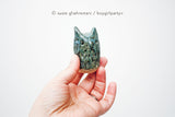 Tiny Owl - Small ceramic bird sculptures by Susie Ghahremani / boygirlparty ®