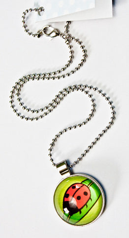 Lucky Ladybug Necklace by Susie Ghahremani / boygirlparty.com