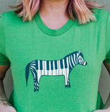 Green Zebra Shirt from http://shop.boygirlparty.com