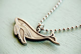 Humpback Whale Charm Necklace