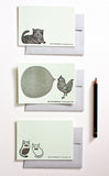 Letterpress Flat Cards by Susie Ghahremani / boygirlparty.com