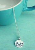 Silver Owl and the Pussycat Necklace by Susie Ghahremani / boygirlparty.com