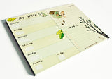 Weekly Planner Notepad (Green)