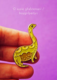 Cute Brontosaurus Pin by boygirlparty