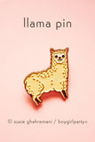Llama Pin by Susie Ghahremani / boygirlparty.com