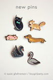 Enamel Pins by Susie Ghahremani / boygirlparty.com
