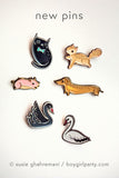 Enamel Pins by Susie Ghahremani / boygirlparty.com