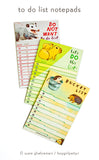 clever to do list notepads by susie ghahremani / boygirlparty®